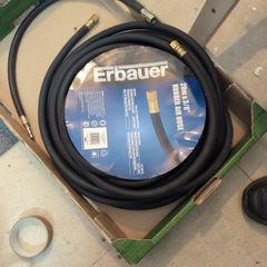 Erbauer 20m rubber air hose 3/8 inch