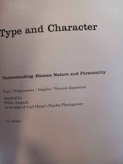 Type & Character/ Carl Huter/ W. Alispach/ 1974/1st edition