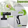Paint Sprayer, HVLP Electric Spray Gun (800ml/3 Metal Nozzles/3 Patterns), Easy Spraying and Cleaning, for Home Interior and Exterior Walls, Ceiling, Cabinet, Fence, Chair Image 5