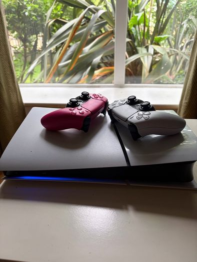 PlayStation 5 Slim (1TB SSD) with 2 controllers
