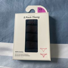 XS black Thongs