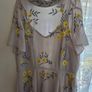 Stylish grey and lemon flower dress Image 3