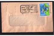 1973 Ireland Visit The Cork Stamps Exhibition October 13th Slogan on cover with 3.5p World Meteorological Stamp