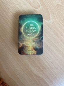 NEW The Harmony Tarot Deck | 78 Cards | Gold Foil on Blue Core | cards
