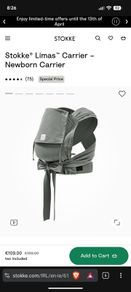 stokke baby carrier