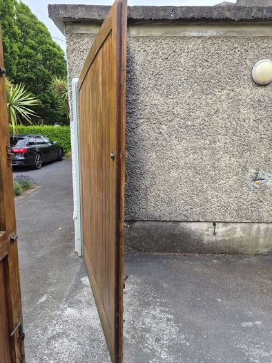 Solid wood garden gates