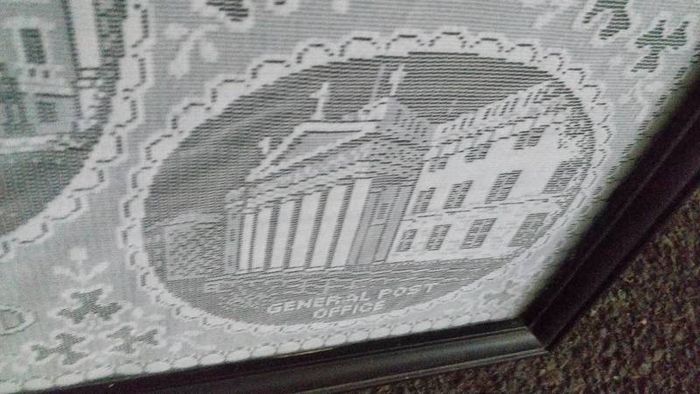 Original Dublin Buildings Pic in Lace