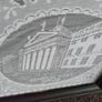 Original Dublin Buildings Pic in Lace Image 4