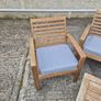 Solid Wood 4 Piece Garden Lounge Set. Always Stored Indoors! Image 6