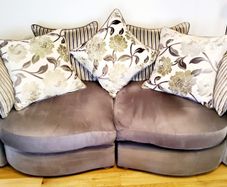 Sofa and swivel chair