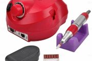 30000RPM Electric Nail Drill Machine Pro Nail File Drill Bits Pedicure Manicure RED