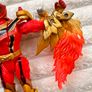 2005 Vintage Power Rangers Mystic Force Red Ranger to Fury Dragon Loose Head approx. 18 cm. Used Please see photos Image 4