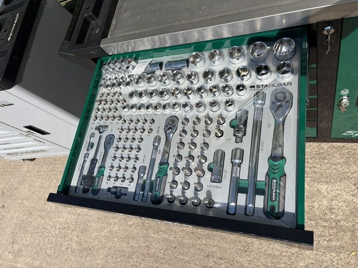 41" 7 Drawer Tool Box - Fully Loaded With Tools + Side Cabinet