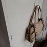 Kenneth Cole Cream Leather Leather Bag Image 6