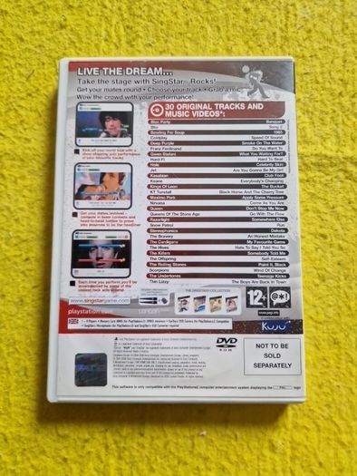 Singstar Rocks PlayStation2 Ps2 Games Original