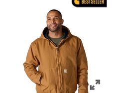 Carhartt mens brown jacket (NEW)