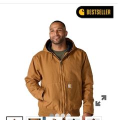 Carhartt mens brown jacket (NEW)