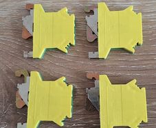 Phoenix Contact USLKG 2.5 Series Green Yellow Earth Terminal Block Single Level