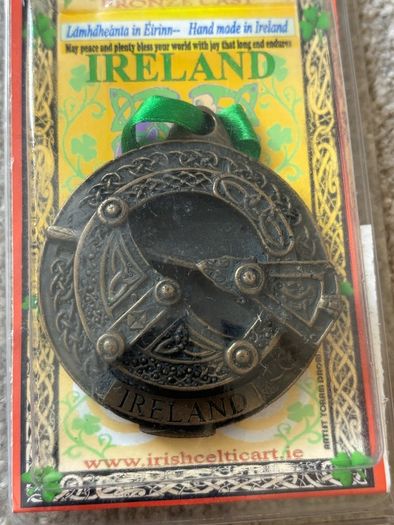 Tara Brooch ornament handmade of cold cast bronze by Irish Celtic Art Studio