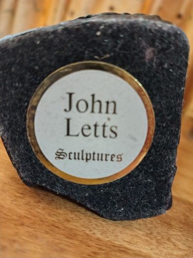 John Letts Fisherman Bronze Resin Sculpture
