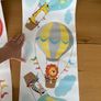 wall stickers hot air balloon Image 3