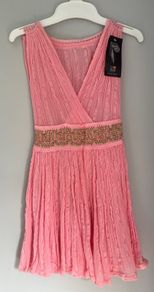 GP pink dress with gold metallic embroidery. Age 4 BNWT