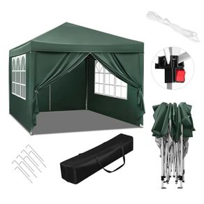 3x3m pop up gazebo with 4 side walls