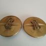 Vintage Style Jewelry Lot Statement Necklace and 2 Pairs of Earrings Image 7