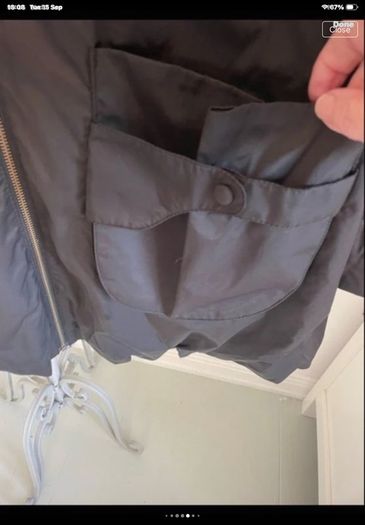 jacket miss selfridge shawl collar parka inspired jacket size 12