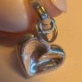 Vintage Links Of London Sterling Silver Sunken or pressed Heart Charm Image 5