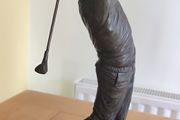 Genesis Fine Arts Bronze "Swing" Golfer Statue Mullingar Ireland
