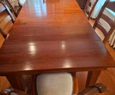 dining room table and chairs