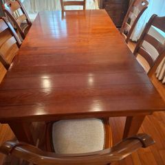 dining room table and chairs