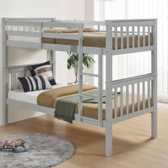 Colton Bunkbed in White and Light Grey