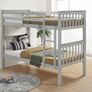 Colton Bunkbed in White and Light Grey Image 2