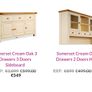 Oak Buffet Sideboard and Hutch Image 6