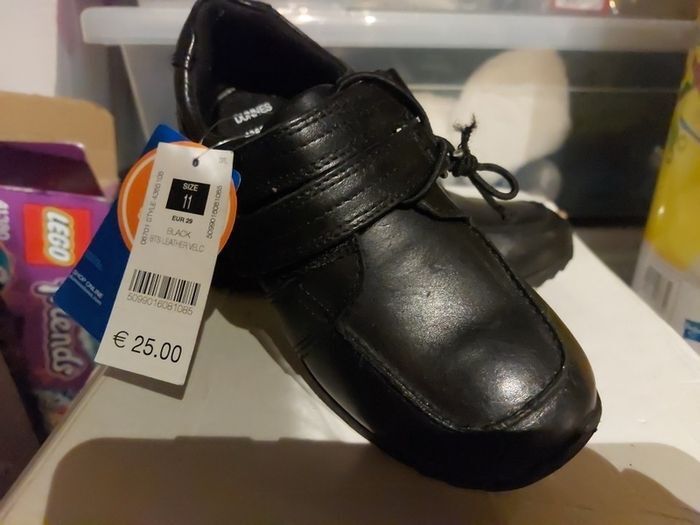 Leather boys shoes size 11 uk