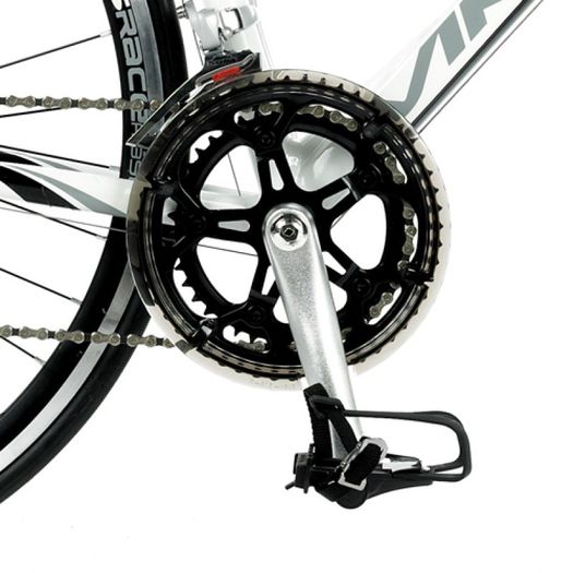 56cm Viking Elite 18 Speed STI 700c Wheel Gents, White