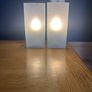 Pair of matching glass table lamps Image 3