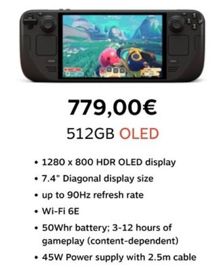 Steam Deck OLED 512gb
