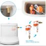 Ibergrif M20521 Toilet Cistern Bottom Side Fill Valve Adjustable Telescopic Urinal Flush Valves Parts M13-17 (3/8") Plastic & Brass Image 4