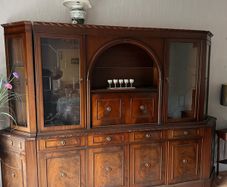 Mahogony Glass Cabinet