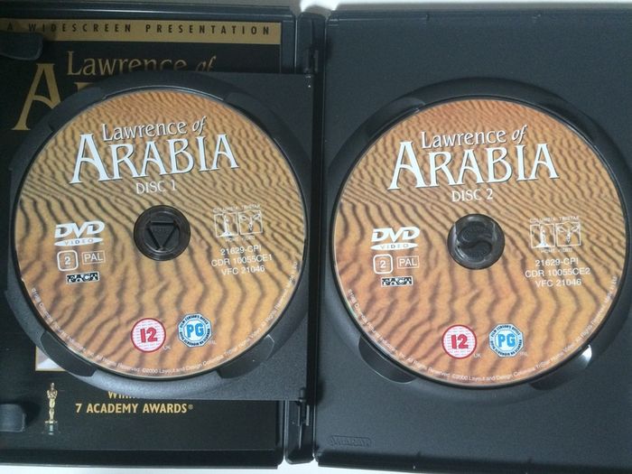 Lawrence Of Arabia [1962] Peter O'Toole [Movie 2DVD] Academy Award Winner