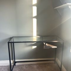 Glass desk 100x36 cm