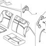 RH Rear Side Airbag (Fiat Stilo) Image 2