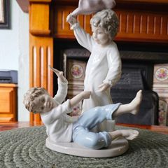NAO by Lladro "Pillow Fight" Figurine