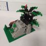 vintage lego 6066 camouflaged outpost Image 2
