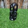 X1 Vintage Gymnastic Olympic Human Tower Figurine Stone Black Sculpture Art Image 3