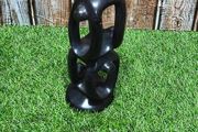 X1 Vintage Gymnastic Olympic Human Tower Figurine Stone Black Sculpture Art