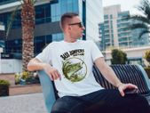 Fishing bass jumpers drop a line printed cool funny mens t-shirt tee top shirt